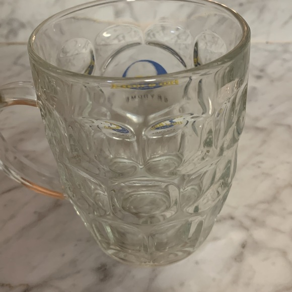 Hard Rock Cafe Clear Glass Mug Skydome StadiumToronto Canada Like NEW Dimple mug - Picture 6 of 7